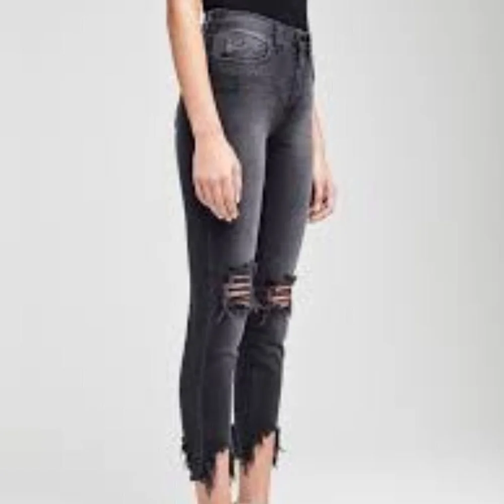 L'AGENCE Black High Line High Rise Skinny Jeans Size 2
